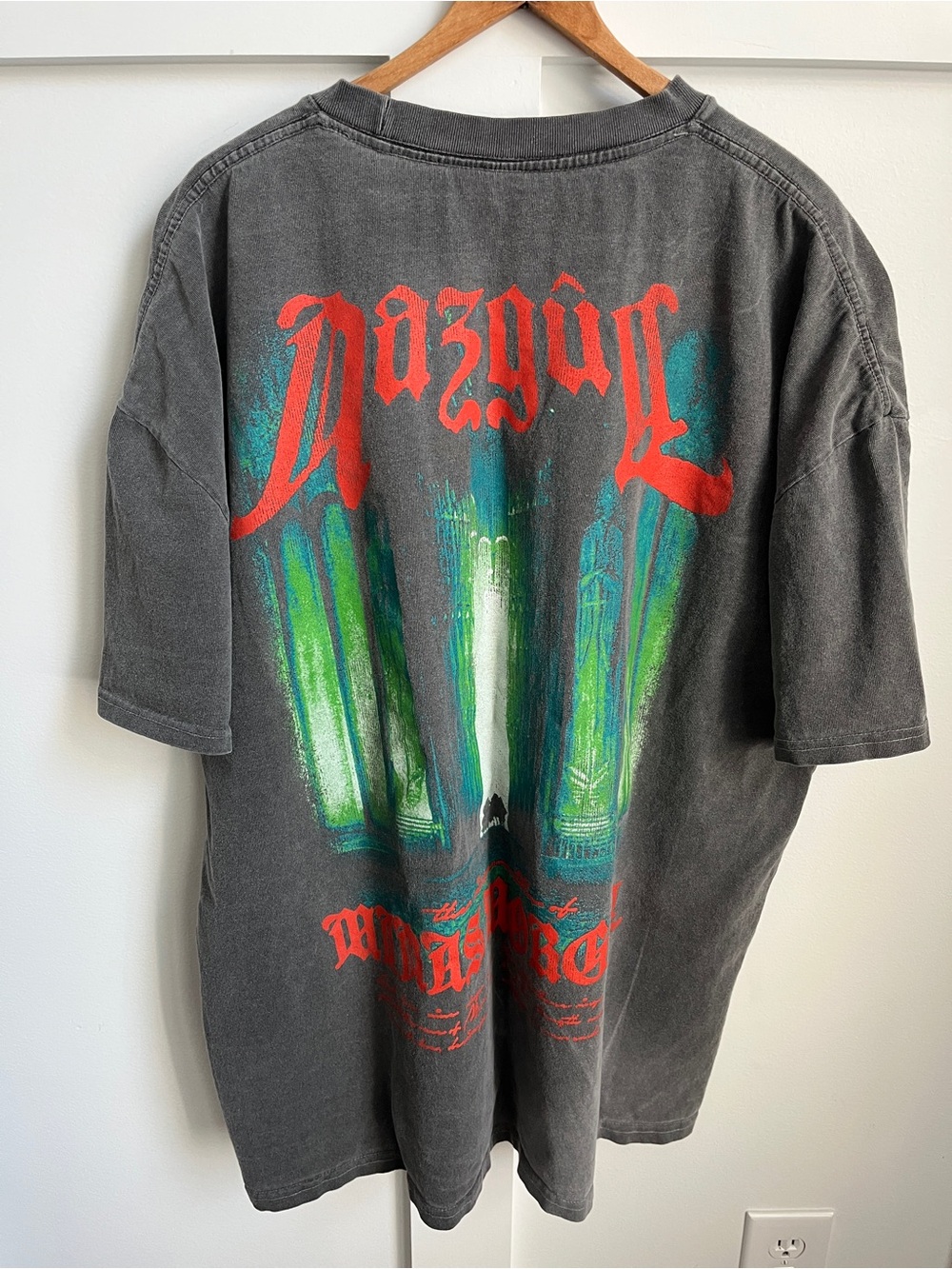 LOTR American Thrift Nazgûl Mordor Graphic Tee Men’s XL Heavyweight - Picture 4 of 7
